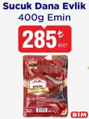 EMİN SUCUK DANA EVLİK 400 G